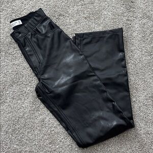 Abercrombie Leather High Rise